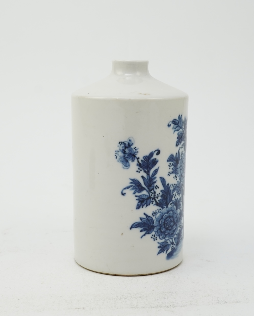 An unusual shape Chinese blue and white vase, 18th/19th century
